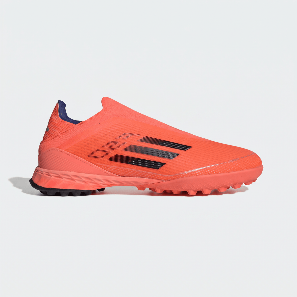 F50 Laceless TF Beam Orange / Lucid Blue / Footwear White