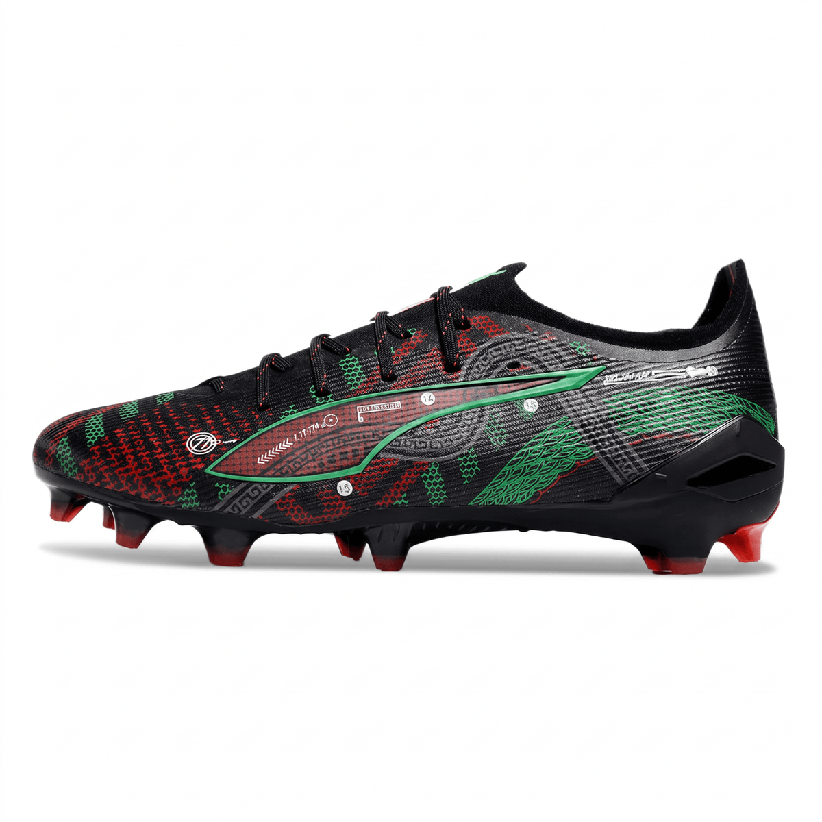 Ultra 5 Pro Cage TT Black / White / Red / Green Glare