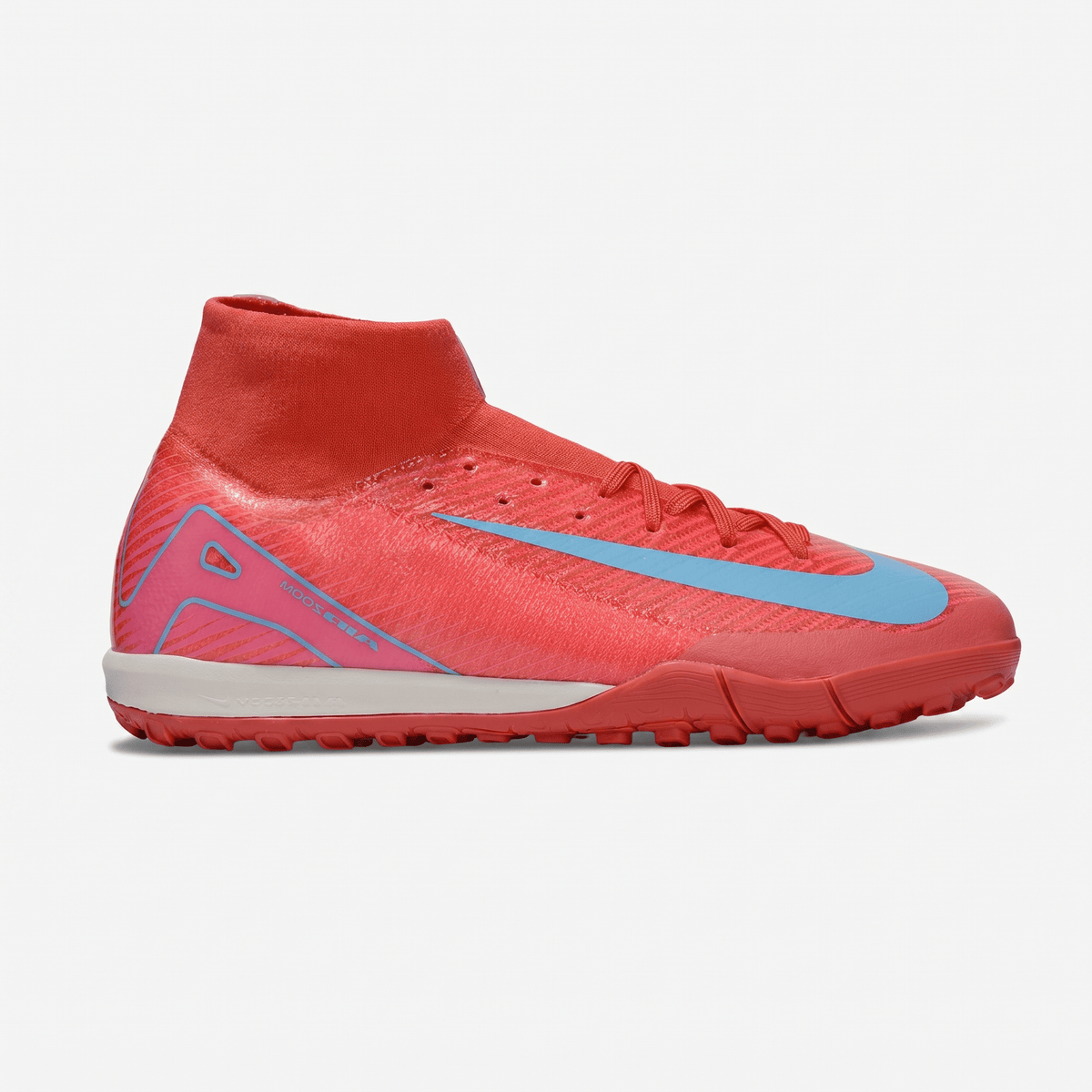 Air Zoom Mercurial Superfly 10 TF Bright Crimson / White / Silver / Blue