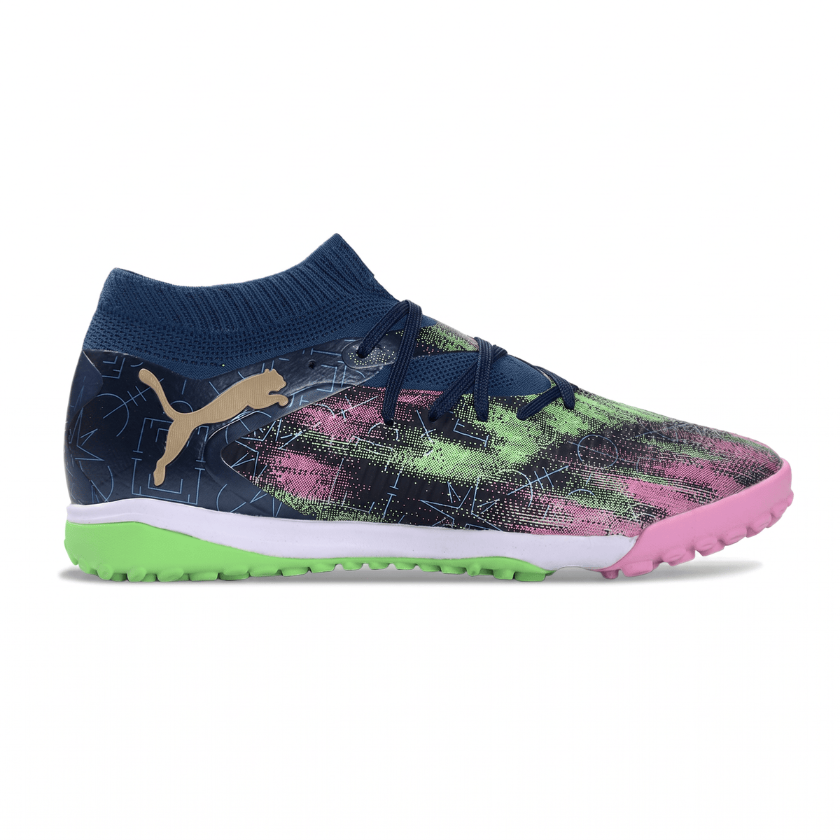 Future 8 Ultimate Low TT Blue / Pink Pixel / Elektro Green / Gold