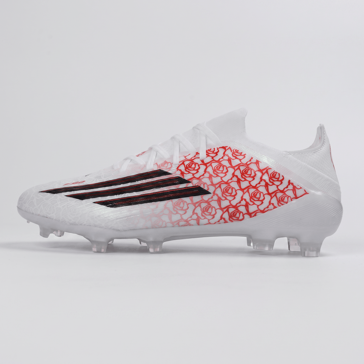 F50 FG Footwear White / Core Black / Lucid Red