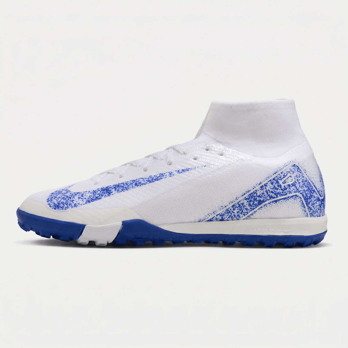 Air Zoom Mercurial Superfly 10 TF White / Racer Blue / Total Orange