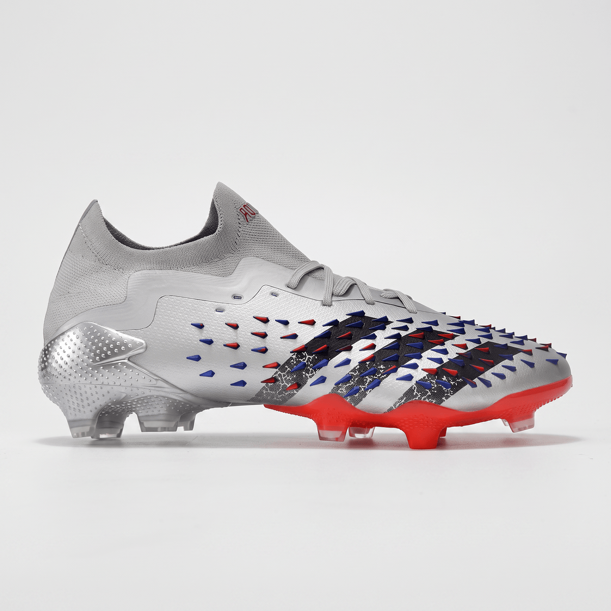 Predator Freak.1 FG Silver Metallic / Core Black / Team Solar Orange / Royal Blue