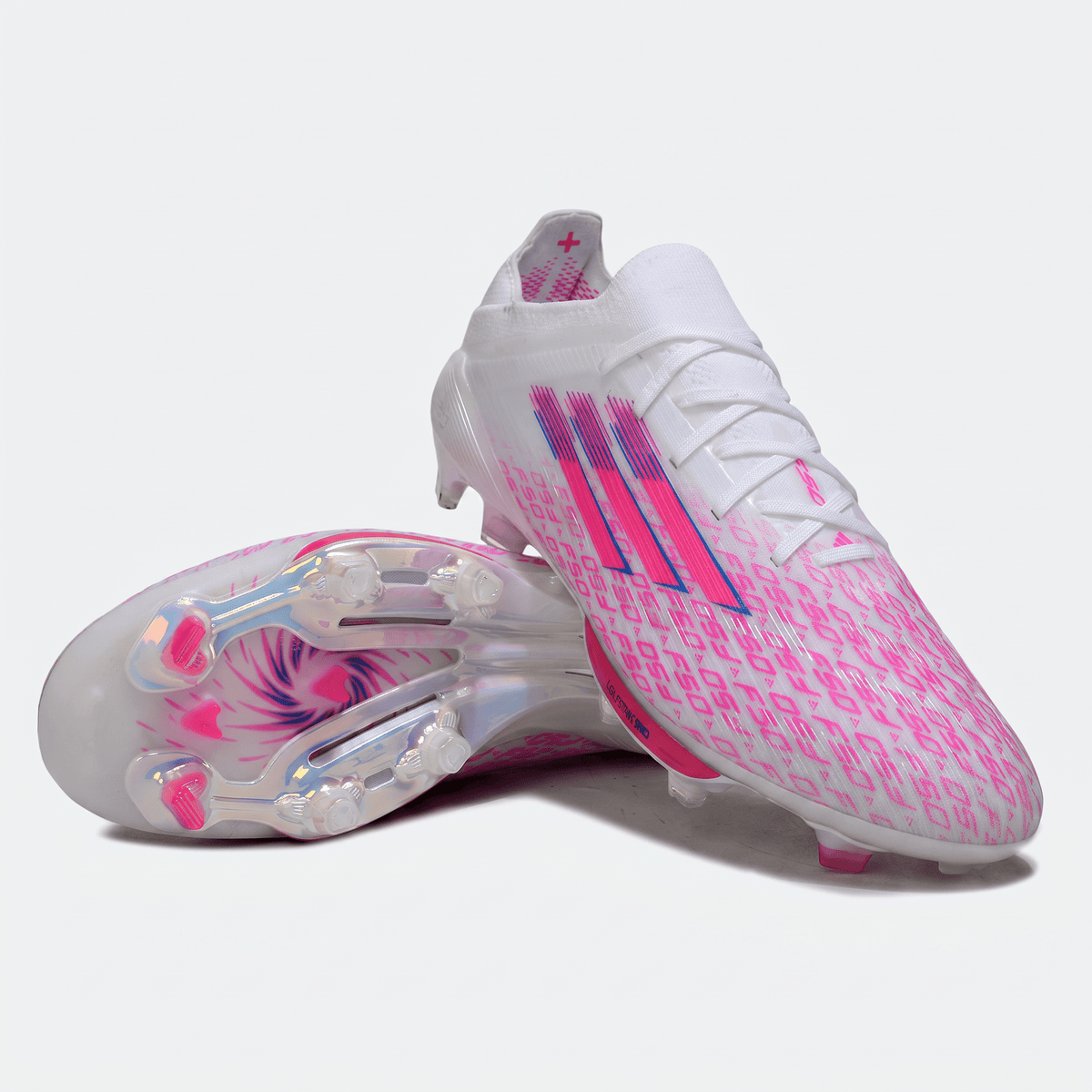 F50 Laced FG Cloud White / Lucid Pink / Solar Purple