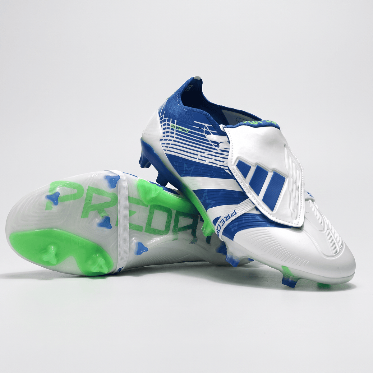 Predator Fold-Over Tongue FG Cloud White / Royal Blue / Signal Green