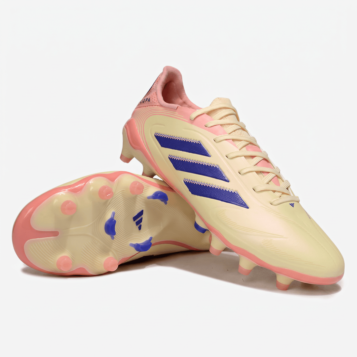 Copa Pure 3 FG Off White / Lucid Blue / Signal Coral