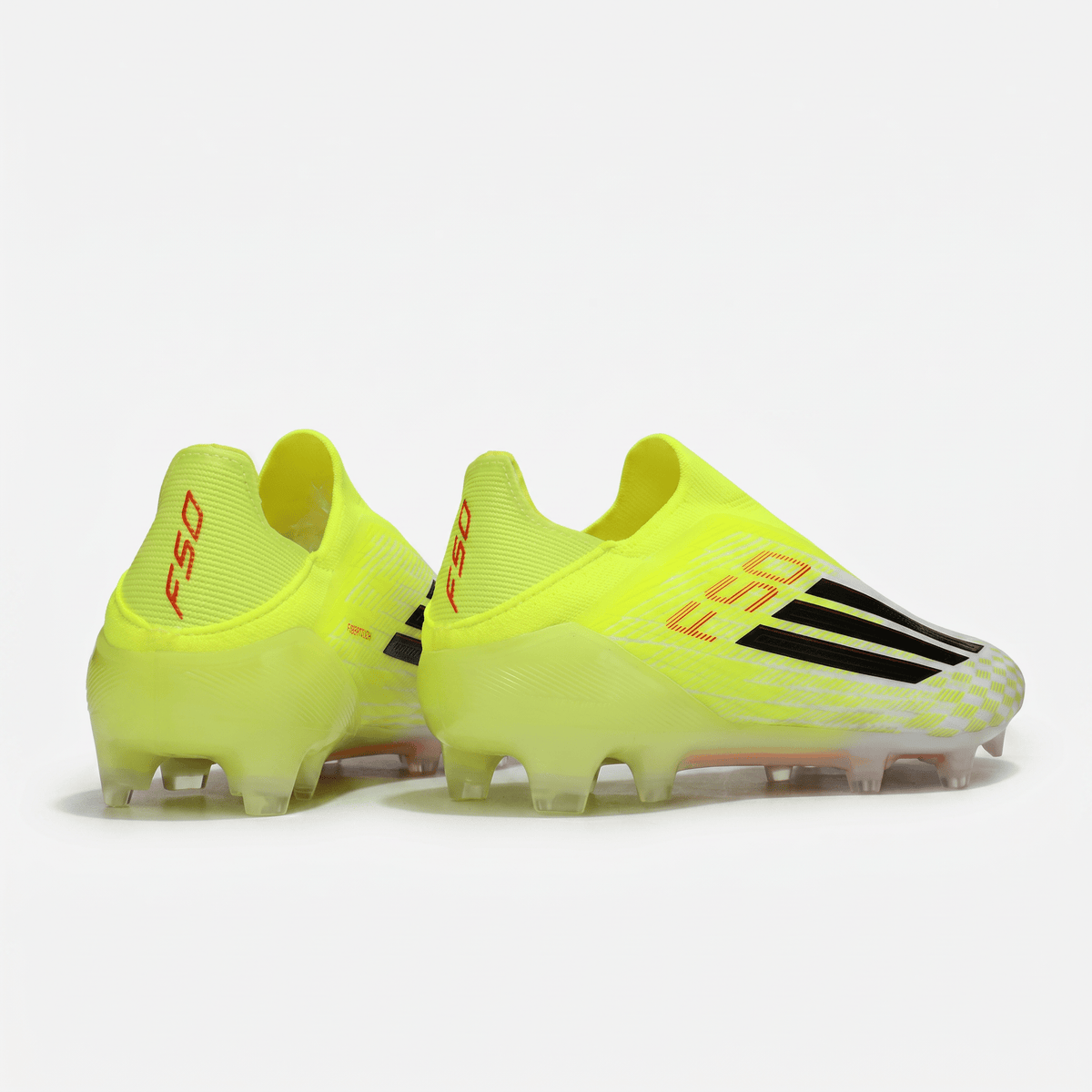 F50+ Laceless FG Solar Yellow / Footwear White / Core Black