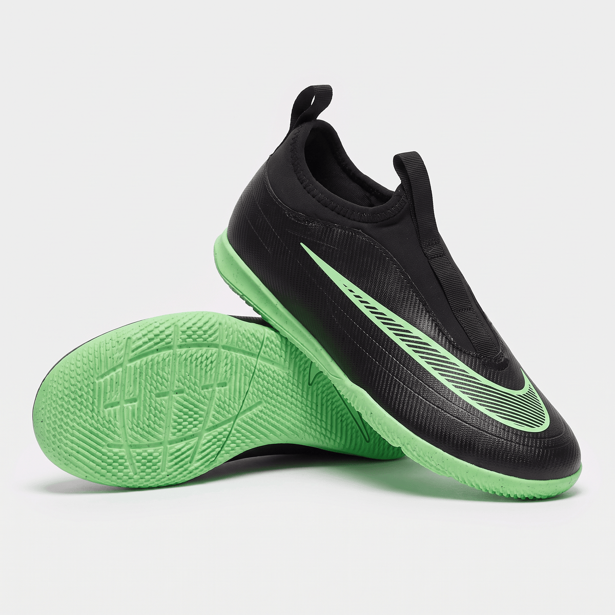 Mercurial Vapor 17 Club Laceless IC / Indoor Black / Illusion Green
