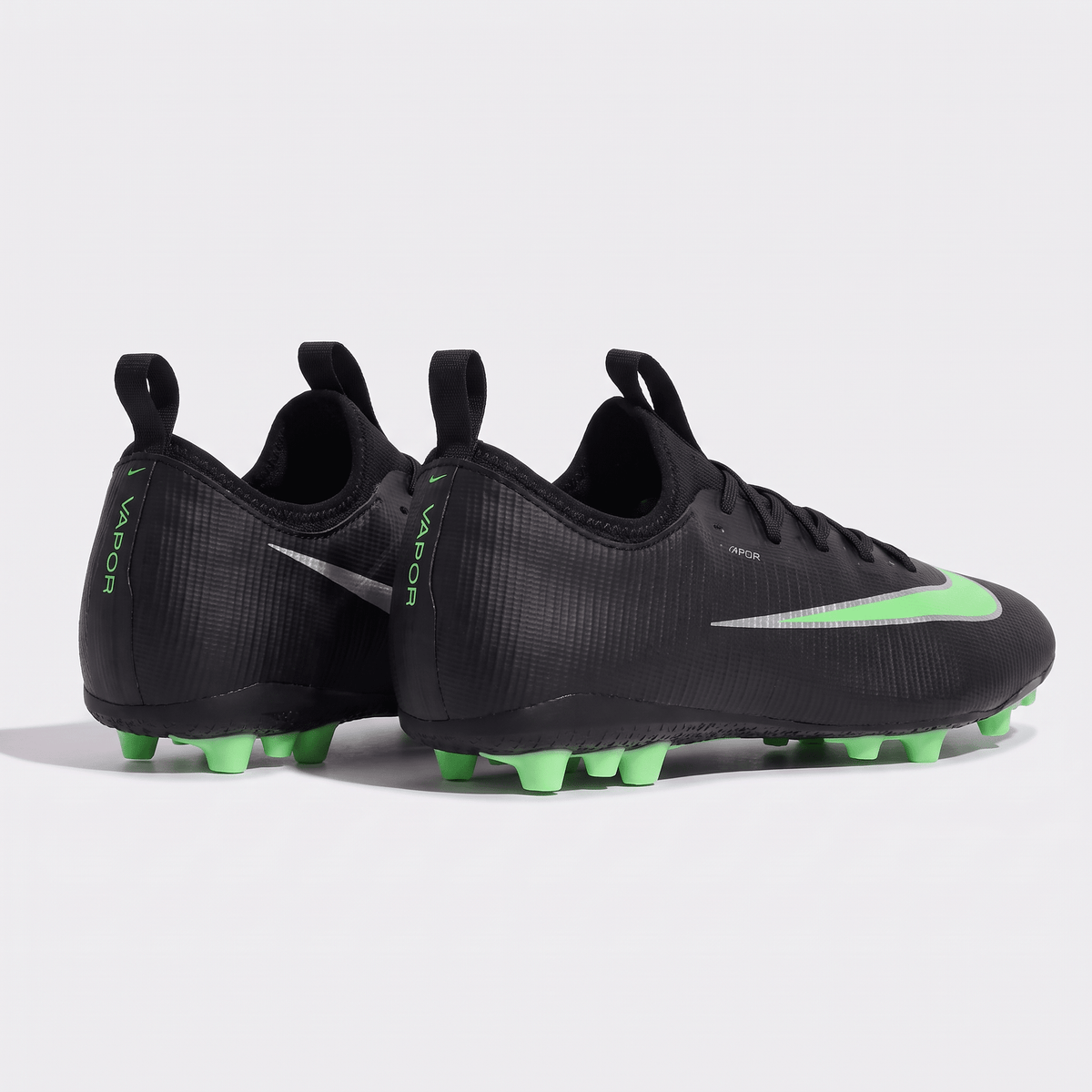 Mercurial Vapor 17 Academy TF Black / Illusion Green / Silver Metallic