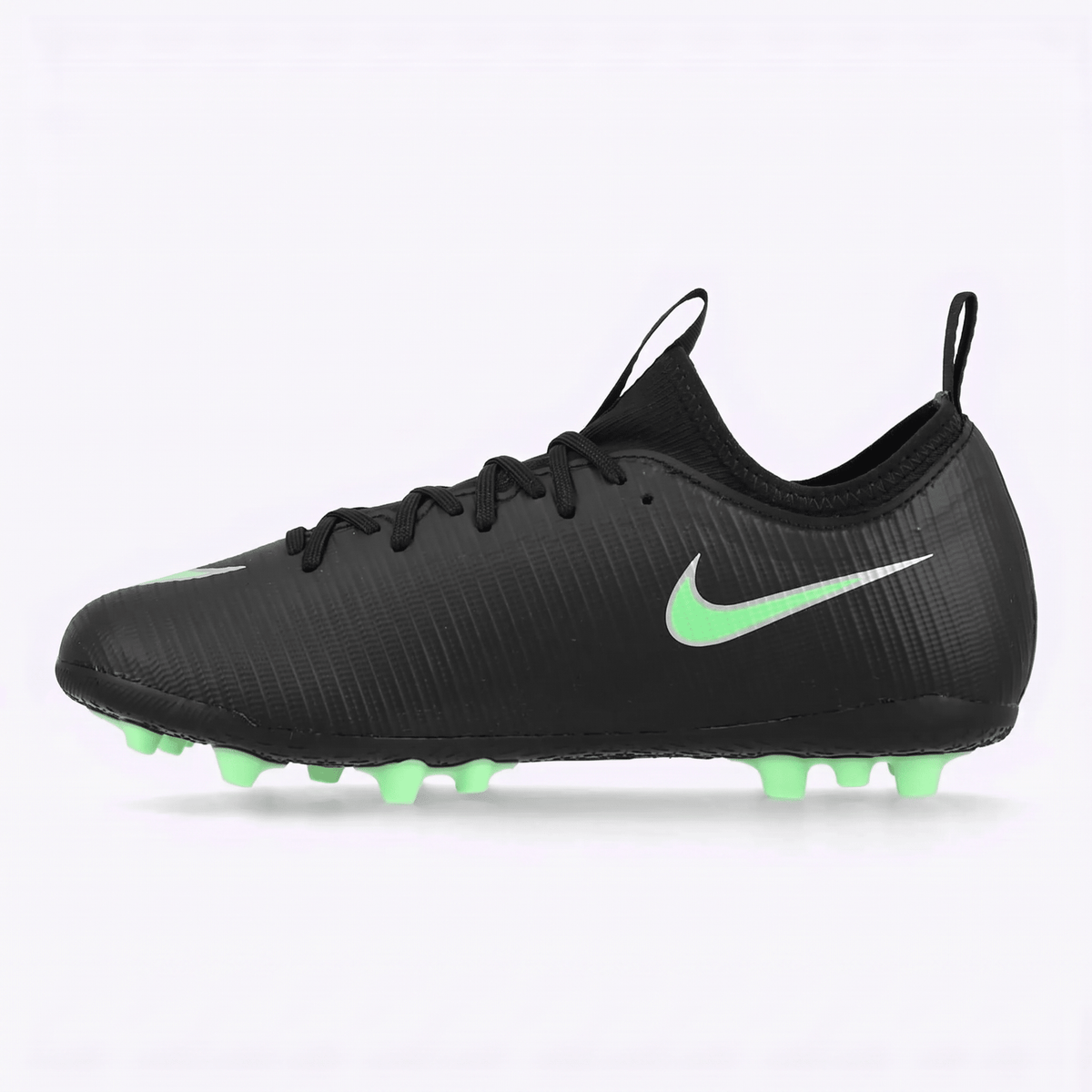 Mercurial Vapor 17 Academy TF Black / Illusion Green / Silver Metallic