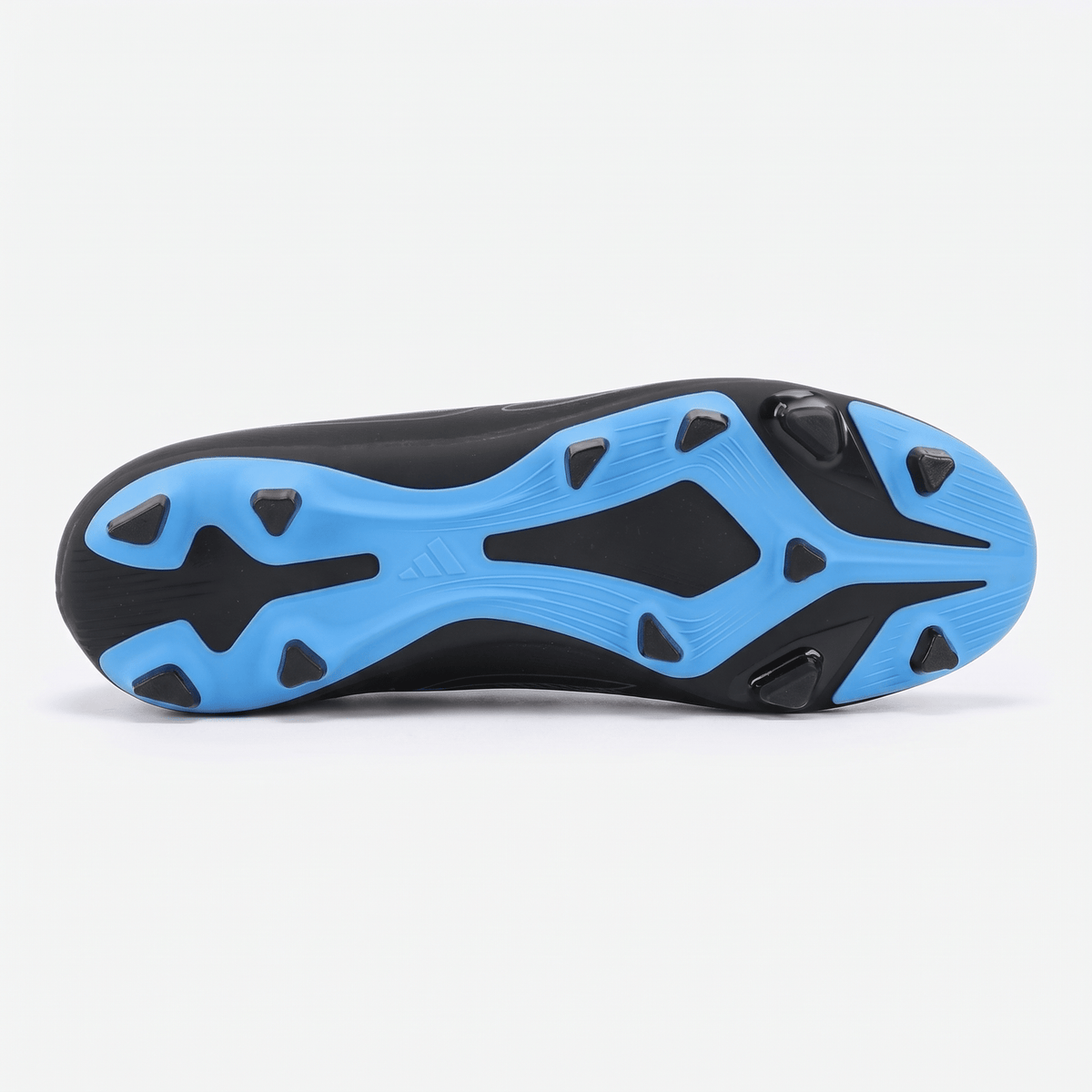 F50 Hyperfast Club Velcro Flexible Ground Core Black / Lucid Ray Blue