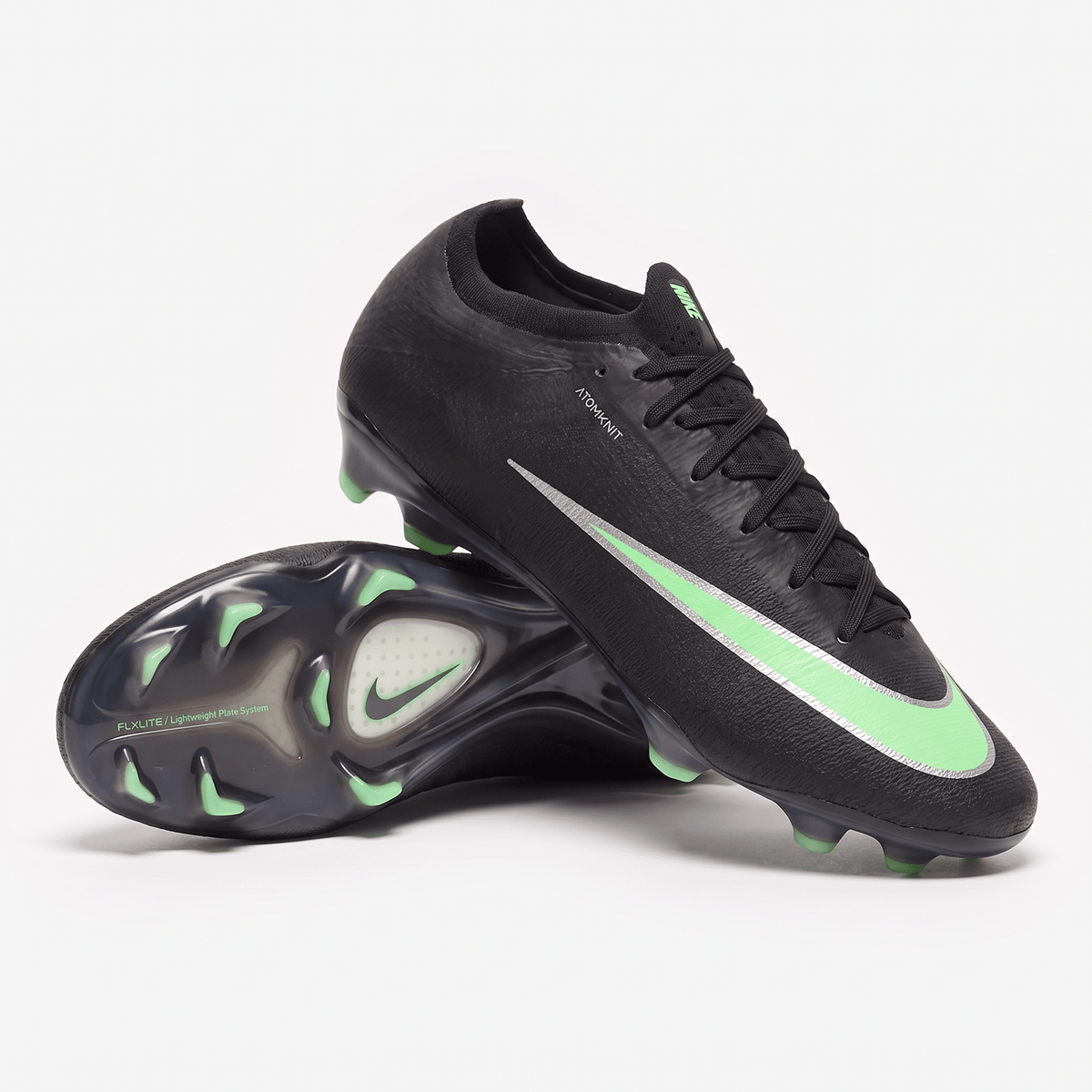 Mercurial Vapor 17 FG Black / Illusion Green / Silver Metallic