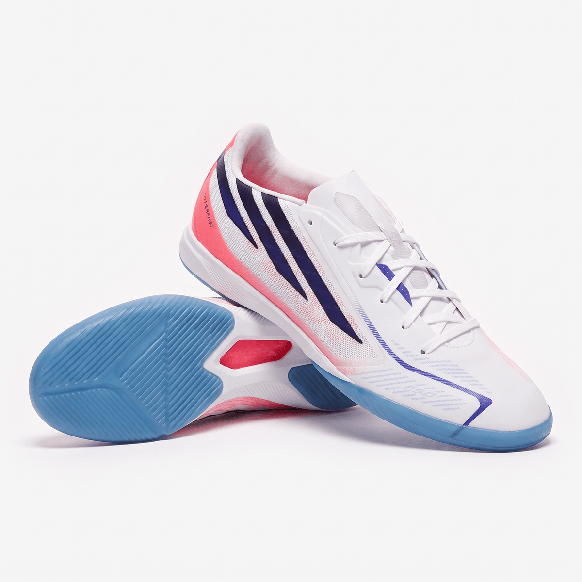 F50 Hyperfast Pro Indoor Shoes Footwear White / Lucid Ray Blue / Solar Orange