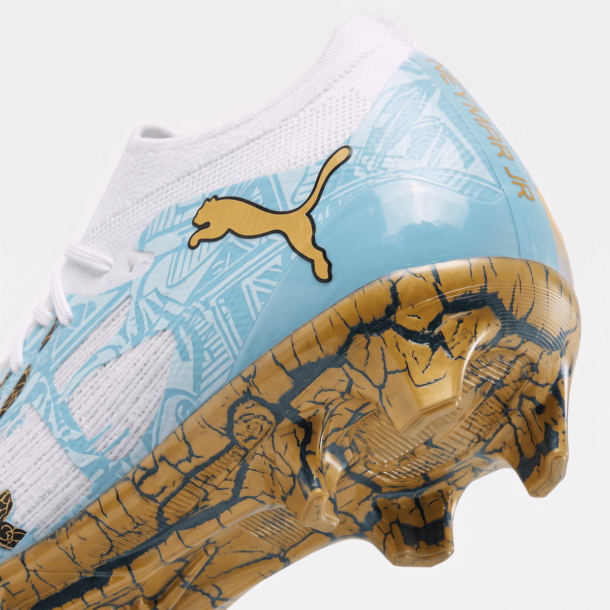 Future 9 Ultimate FG White / Vibrant Blue / Sun Stream / Light Aqua