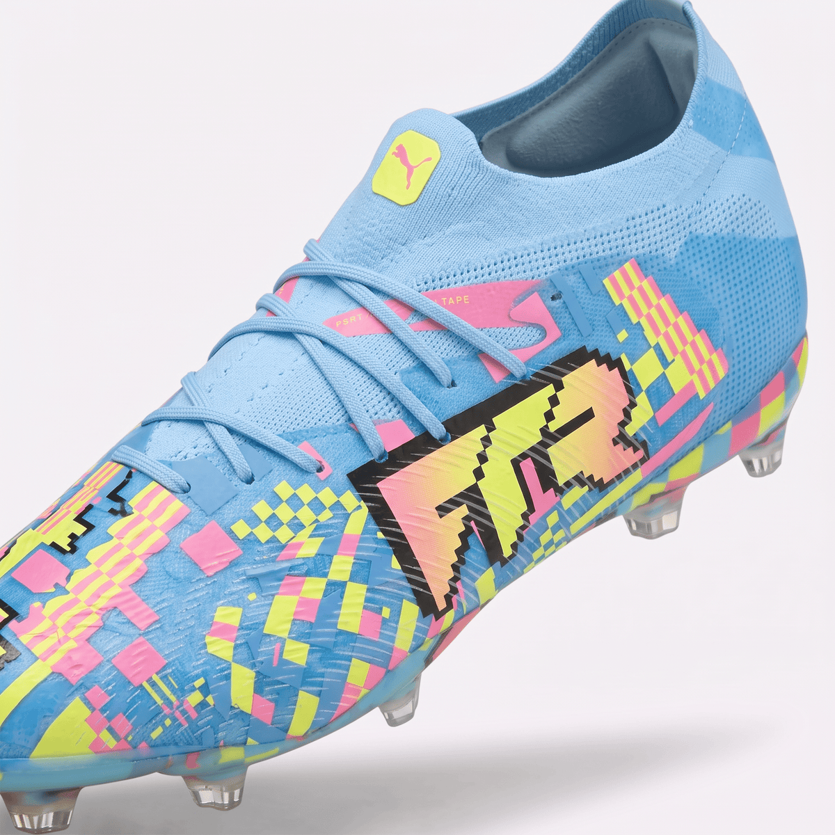 Future 9 Ultimate FG/AG Blue Glimmer / White / Pink Glimmer / Yellow Alert