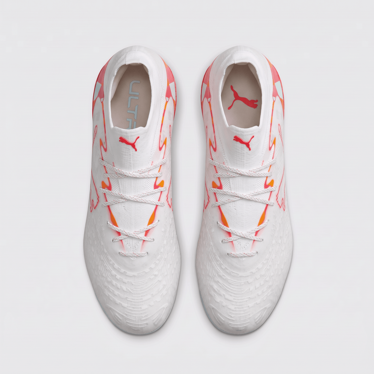 Future 9 Ultimate White / Ultra Orange / Pink Alert / Light Aqua