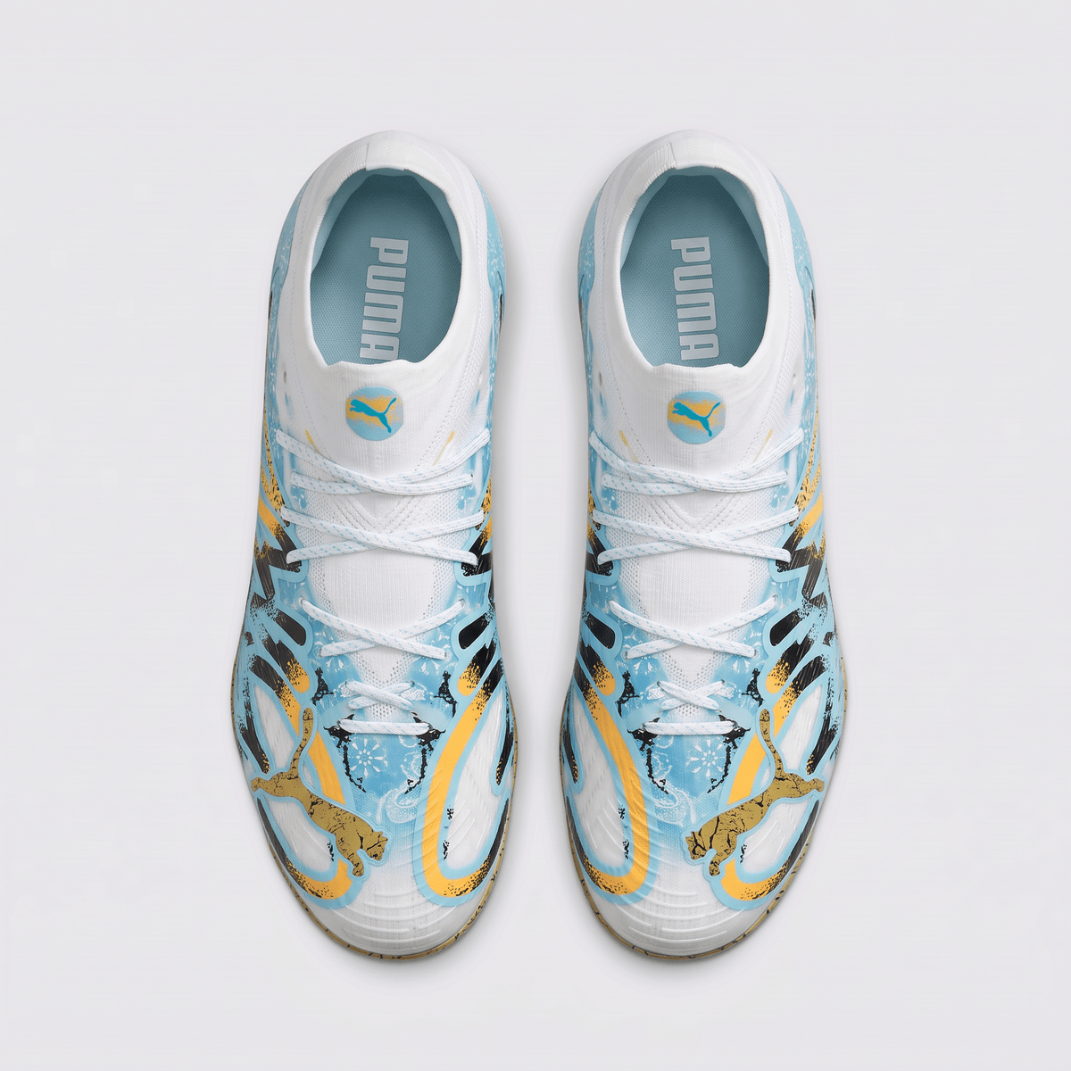 Future 9 Ultimate White / Vibrant Blue / Sun Stream / Light Aqua
