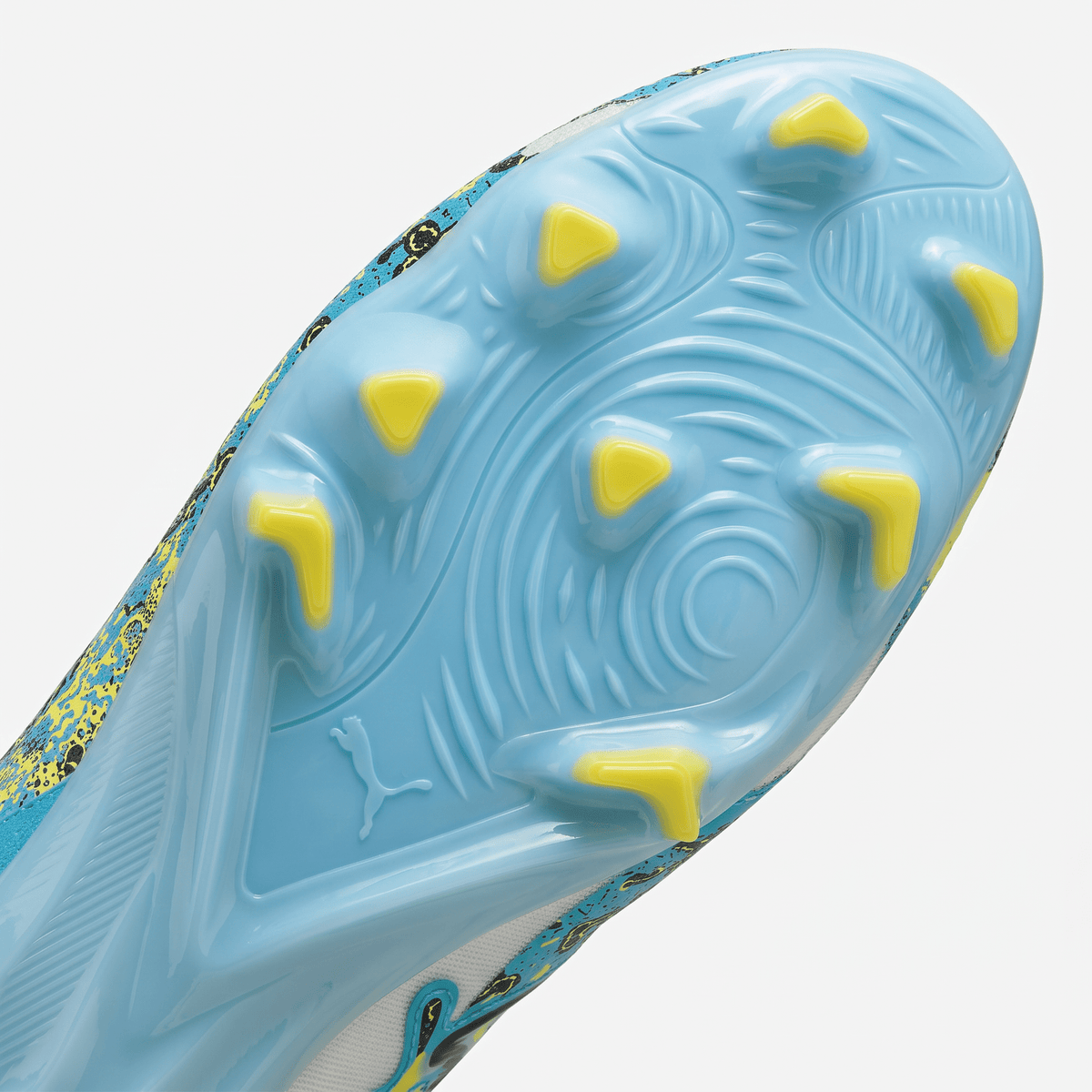 Future 9 Match FG/AG White / Vibrant Blue / Sun Stream / Light Aqua