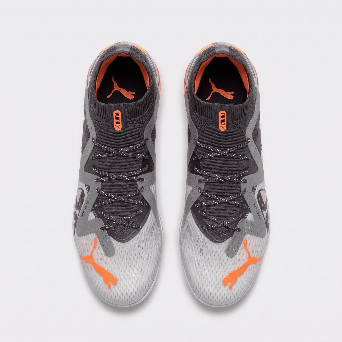 Future Ultimate FG/AG White / Ultra Orange / Asphalt