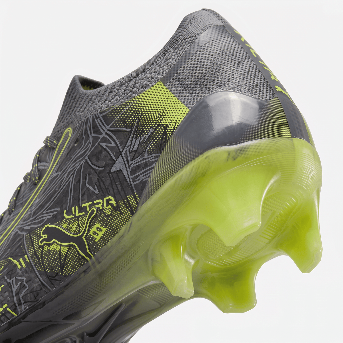Future 7 Ultimate FG/AG Strong Gray / Cool Gray / Electric Lime