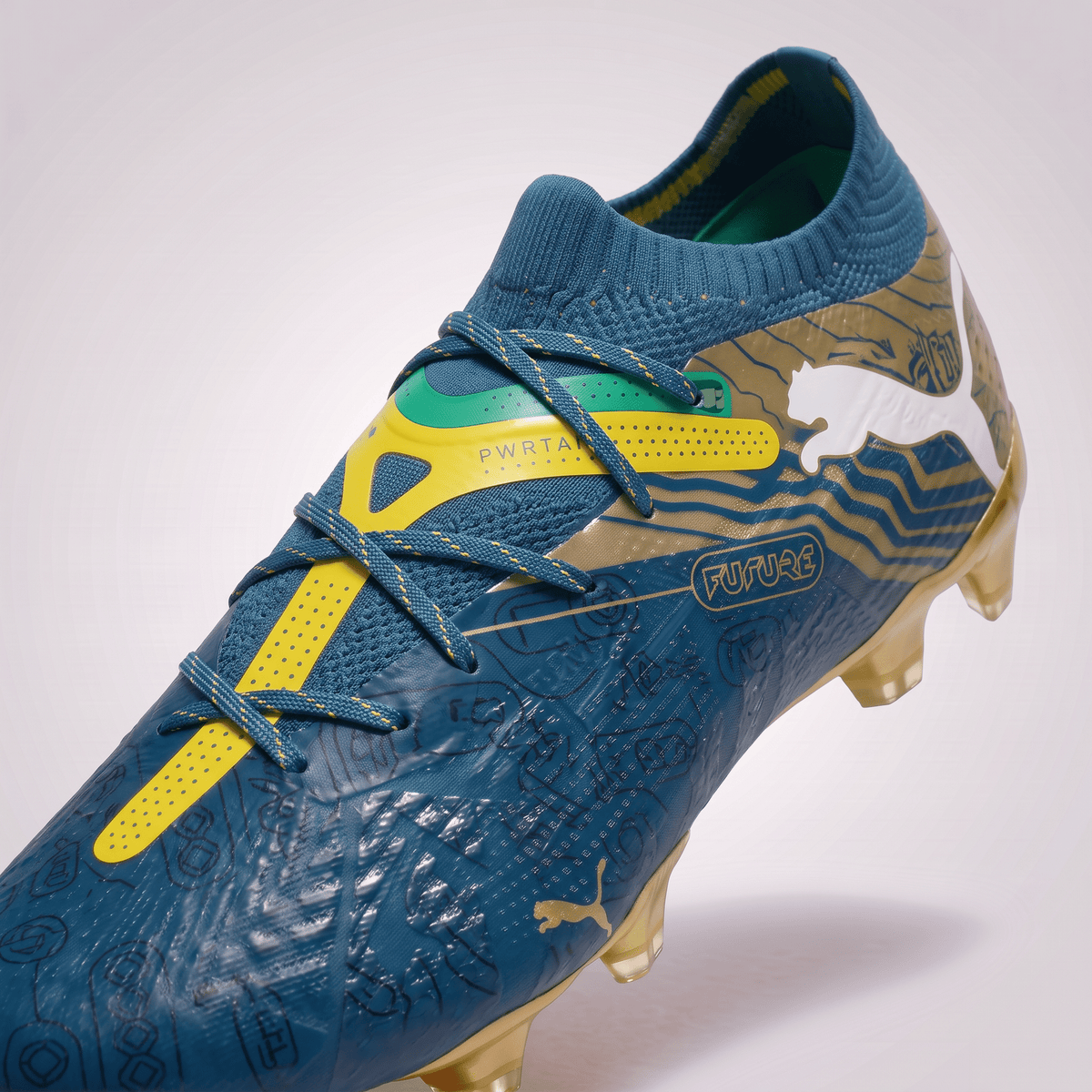 Future 7 Ultimate NJR BNA FG/AG Bluemazing / White / Gold / Green Glare