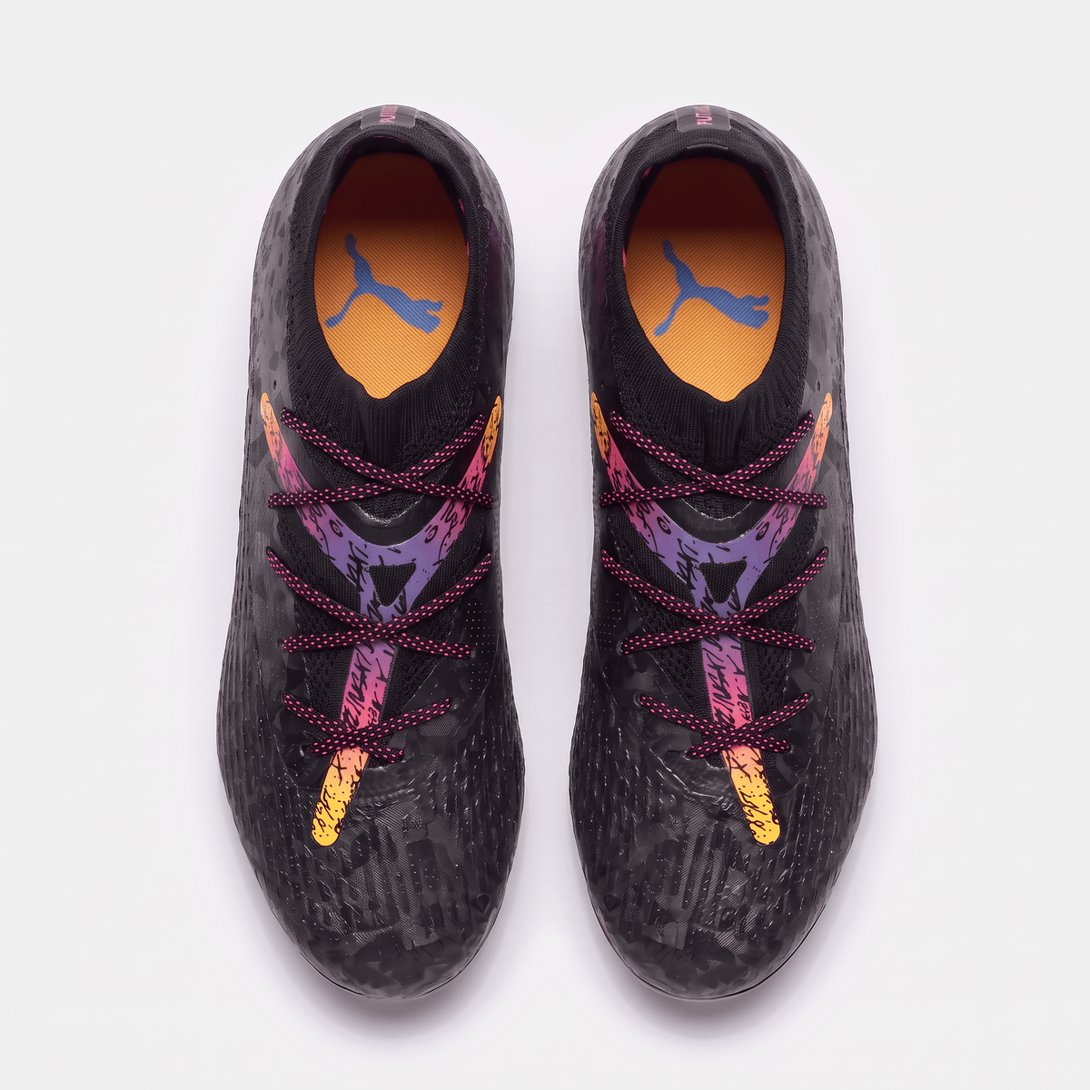 Future 7 Ultimate FG/AG Black / Pink Glimmer / Safety Yellow / White