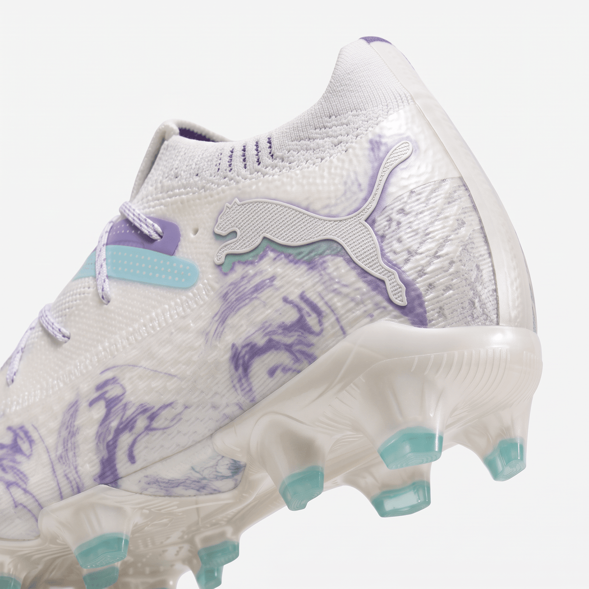 Future 7 Ultimate FG/AG White / Spring Lavender / Black / Mint