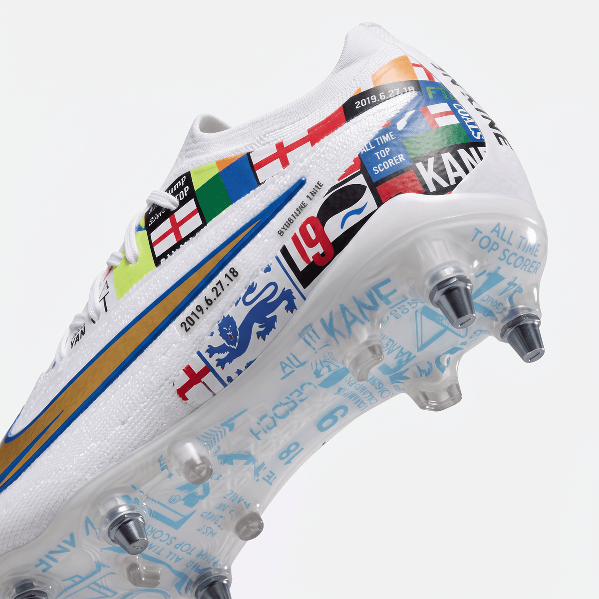 Gripknit Phantom GX FG White / Metallic Gold / Blue / Multicolor