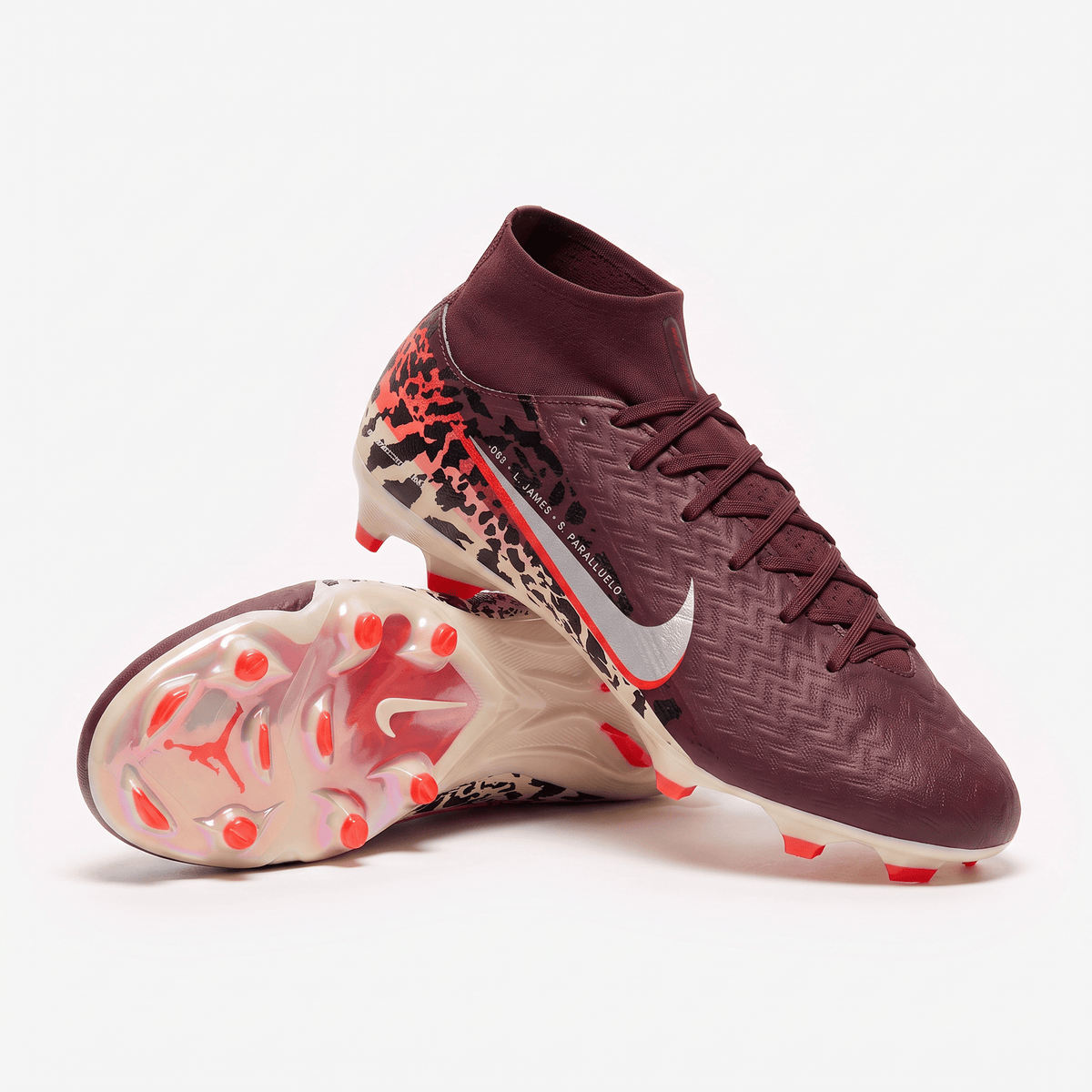 Zoom Mercurial Superfly 9 Academy FG/MG Burgundy / Silver