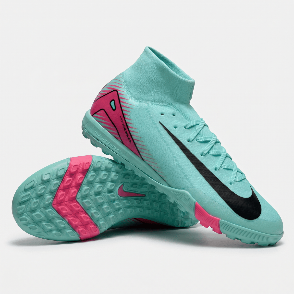 Air Zoom Mercurial Superfly 10 Academy TF Sea Green / Pink